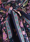 Beautiful Floral Boho Belted Kimono