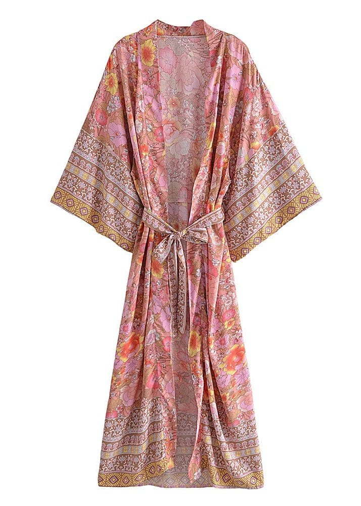 Perfect Boho Kimono Pink Floral