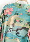Midi Boho Kimono Nature Print